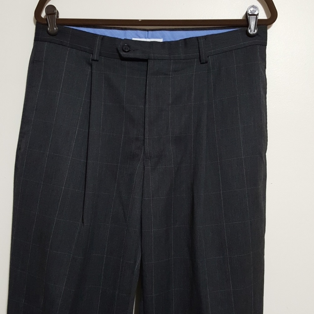 Alex Cannon pleated plants, sz 33/32